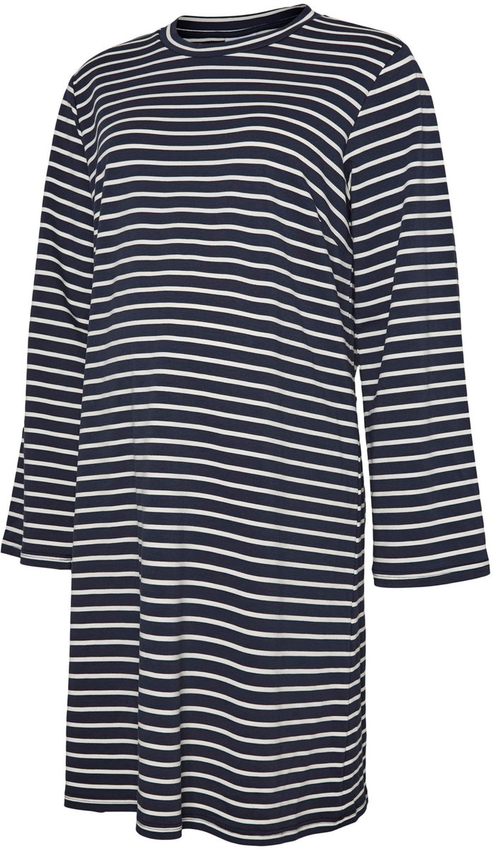 Mamalicious Mama Licious Jurk MLAMILA Zwangerschapsjurk navy blazer 1