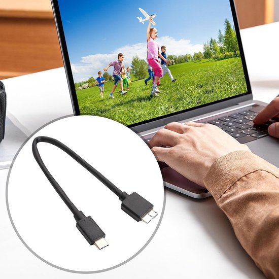 Externe Harde Schijf - Opslagapparaat - Gegevens Overzetten - 5 Gbit/s Snelheid - 5 TB - Zwart — afbeelding 2