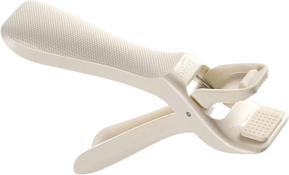 Anti-verbrandingsbordgrijper - Keuken tang - Warme gerechten pakken - Ergonomisch ontwerp - 16 cm - Wit