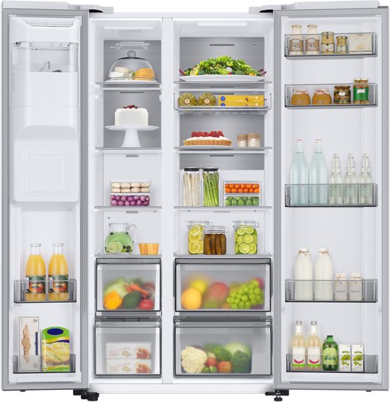 Samsung RS68A8840WW frigo américain Autoportante 609 L F Blanc