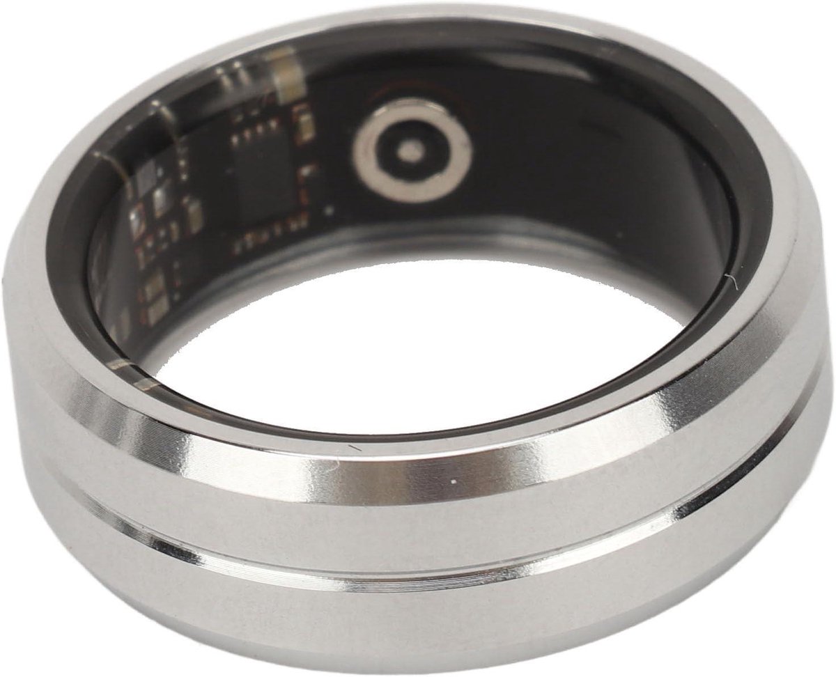 Slimme Gezondheidsring - Fitness Tracker Ring - Gezondheid Monitoren - IP68 Waterdicht - 7 Dagen Batterij - Zilver