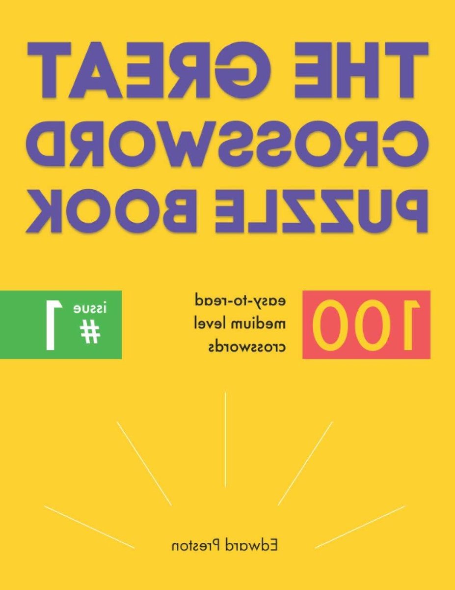 Kruiswoordpuzzel Boek - Puzzelboek Woordspel - Hersenen Trainen - 100 Puzzels - 21.59 x 27.94 cm - Niet gespecificeerd