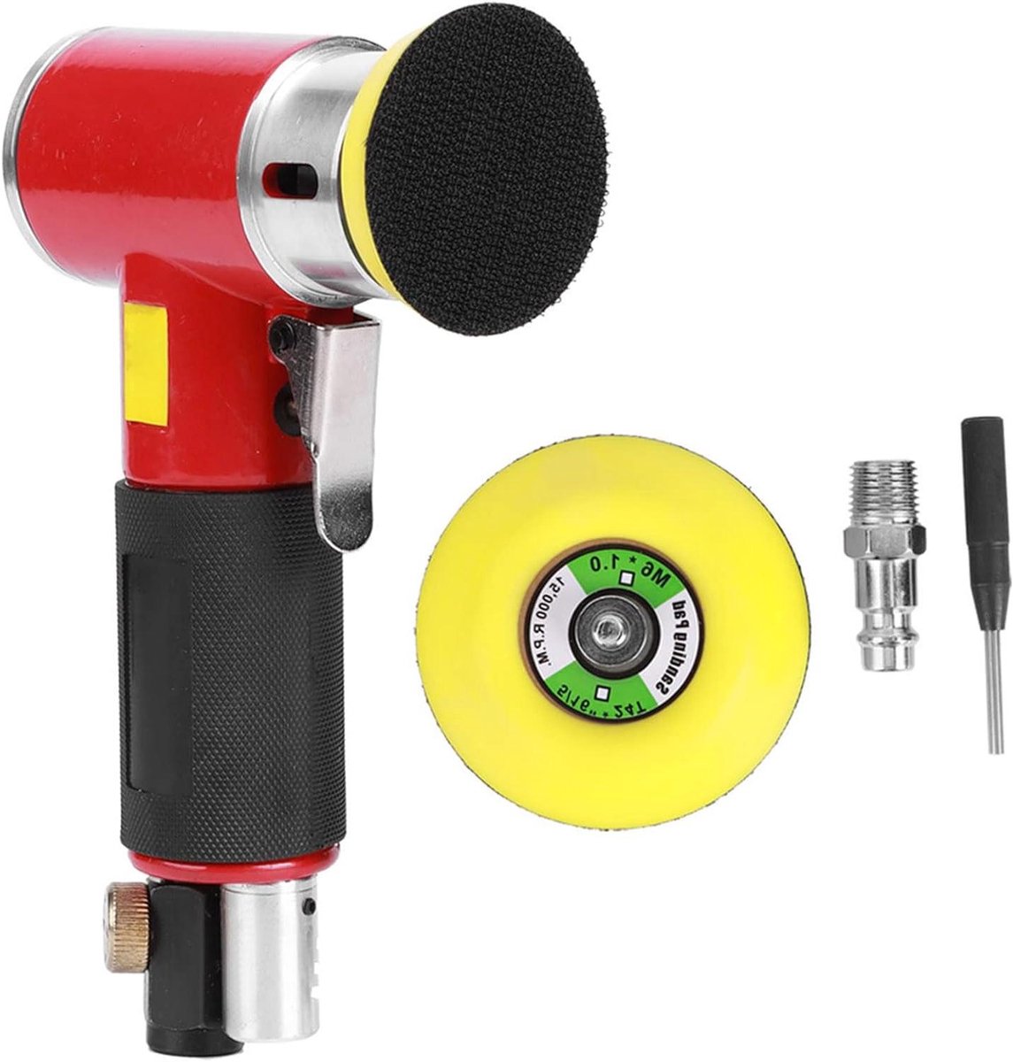 Schuurmachine Set - Schuurapparaten Polijstmachine - Auto Polijsten - Excentrische Dubbele Rotatie - 2" 3" - Grijs