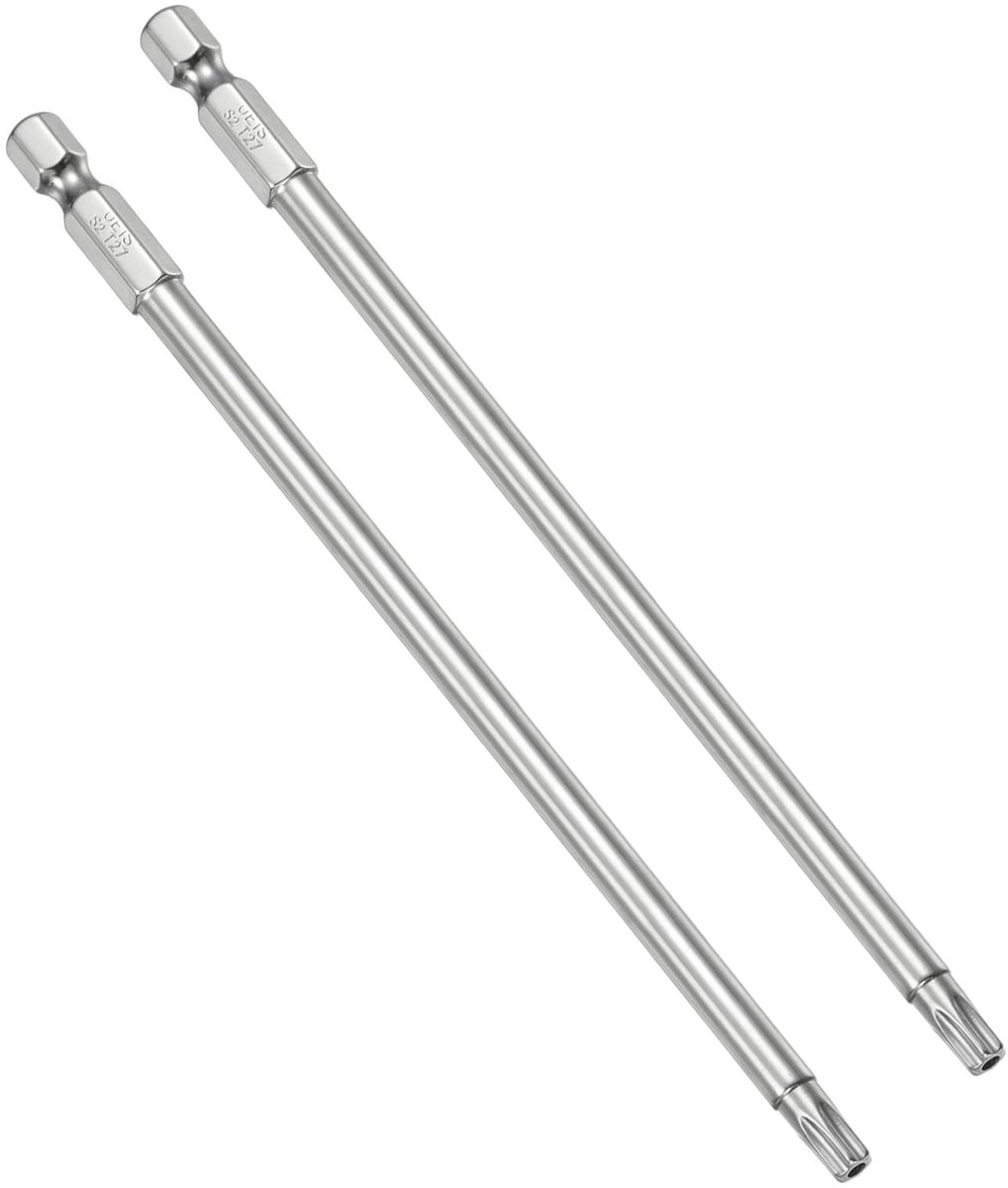 Dailygoods - Set van 2 T27 Torx Schroevendraaier Bits 150mm Magnetisch