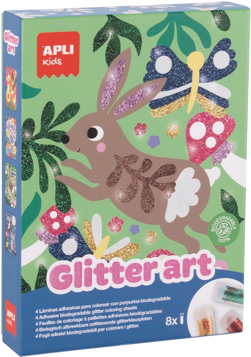 Apli Glitter Art Set Bio