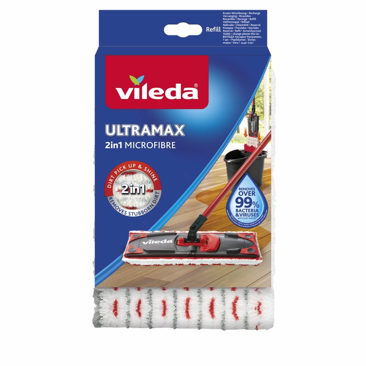 Vileda Ultra-Max Navulling - 6 x - Voordeelverpakking