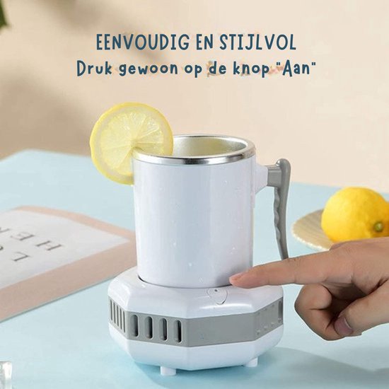 Thuys - Mini IJsblokjesmachine - Draagbare IJsmaker - Dranken Koelen - Snel IJs Maken - Compact Formaat - Groen van Thuys — afbeelding 4