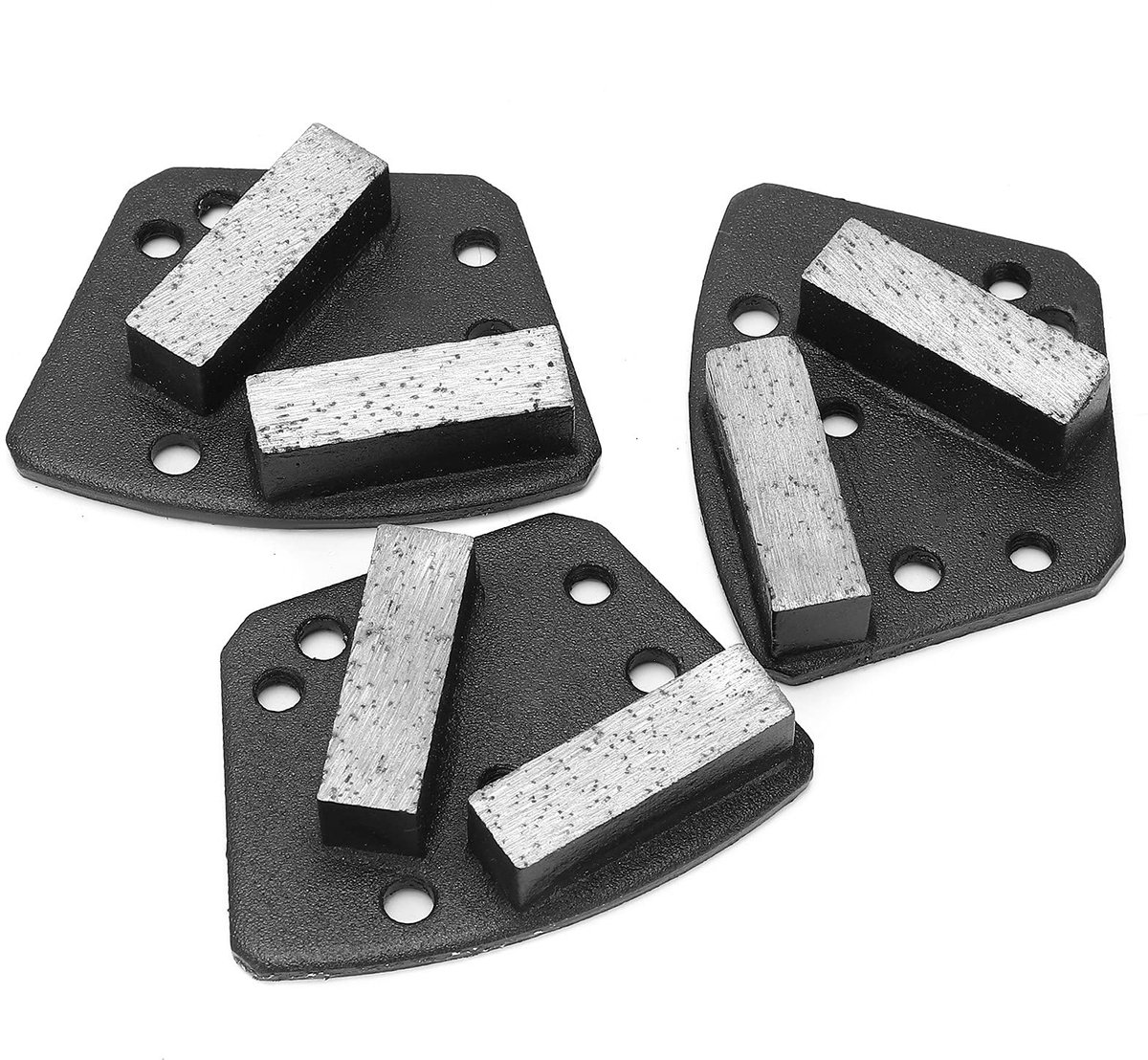 Dailygoods - Dailygoody - Diamantslijpschoenen - Betonverfvloer - Agressieve Snijpolijstpads - 3PCS - Trapeziumvormig - Voor Betonslijpen