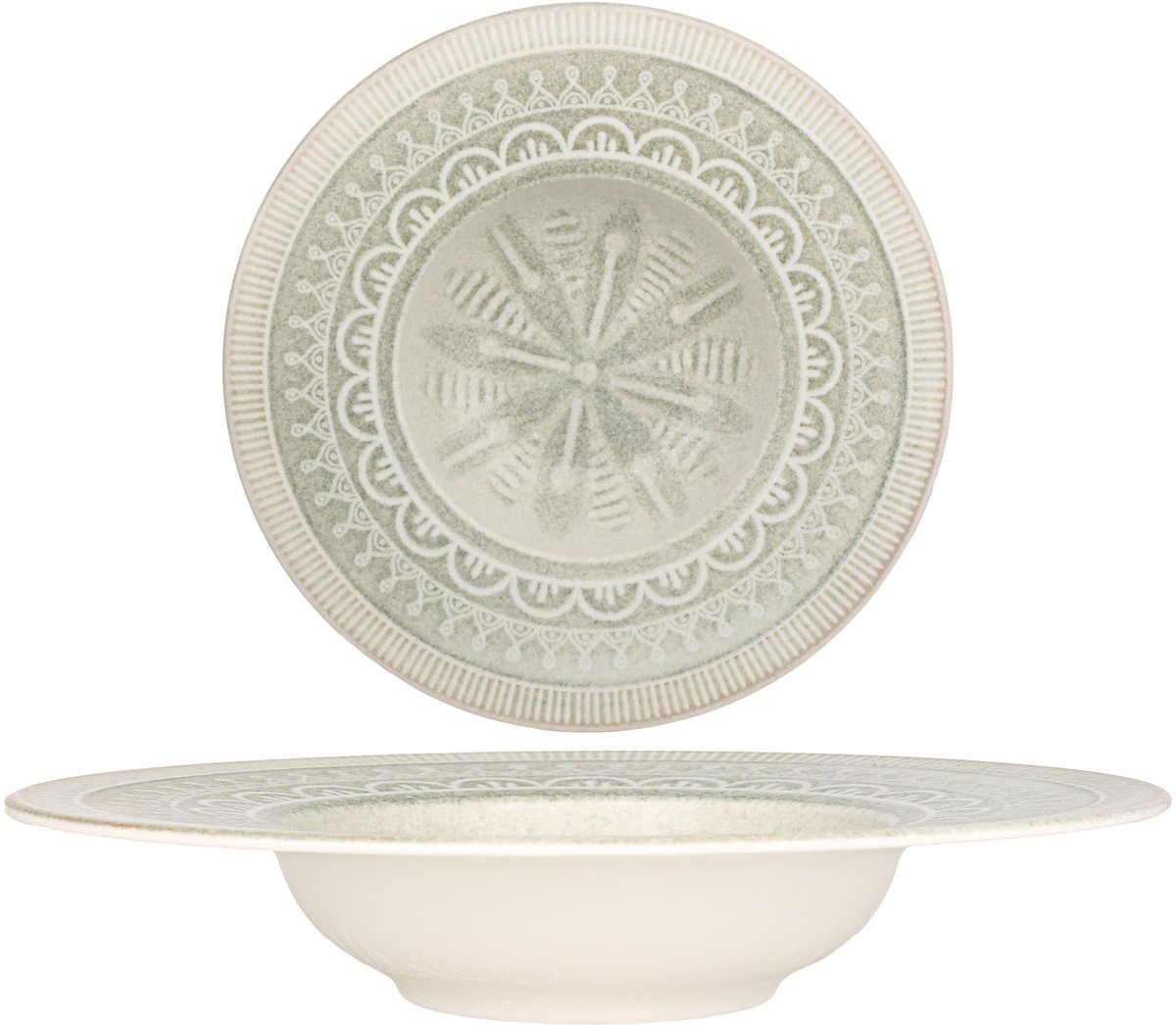 Kütahya Porselen Pastabord - Miras - Porselein - 27 cm (400cc) - set van 2