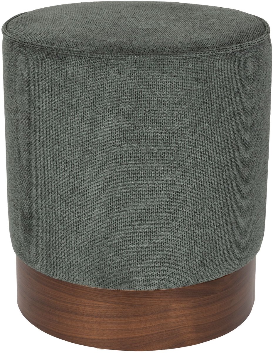 Dutchbone Bellevue Poef Rond Groen