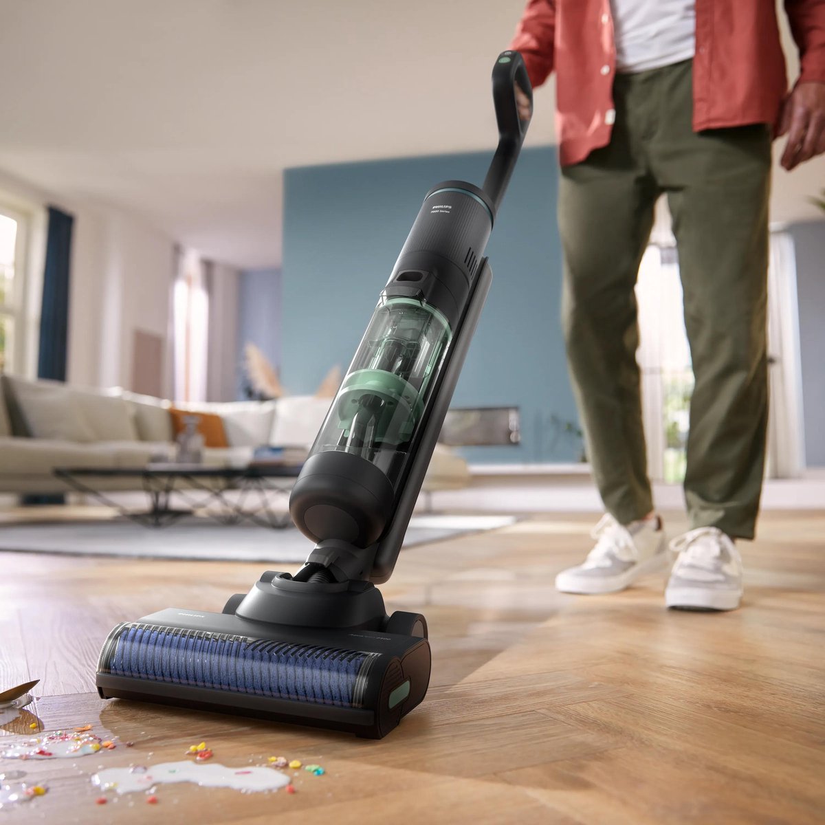 Philips 7000 Series AquaTrio Snoerloze Stofzuiger & Dweil XW7263/11 – Stofzuigen en Dweilen in Eén Beweging – foto 2