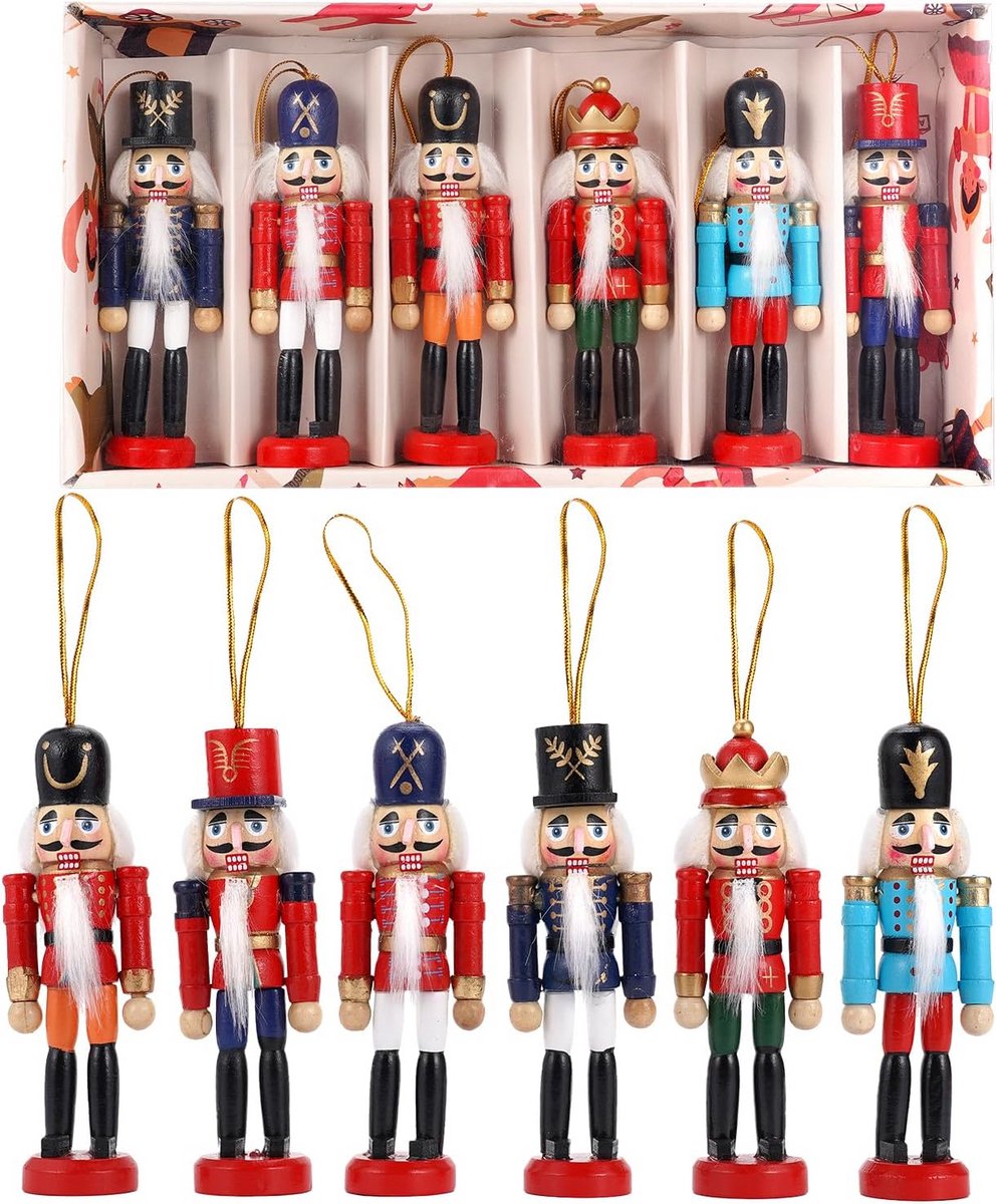 Notenkraker Kerstdecoratie - Beeld Voor Binnen - Pop Woonkamer - Hout - Klassiek