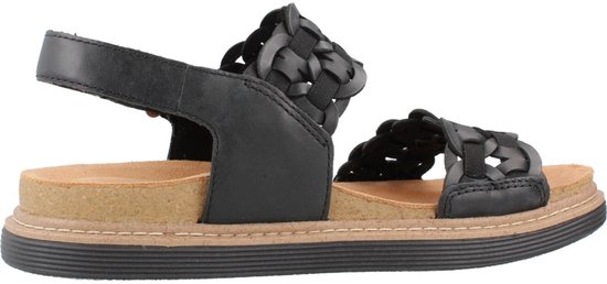 Clarks Shoes Arwell Glide Sandalen Zwart EU 37 1/2 Vrouw
