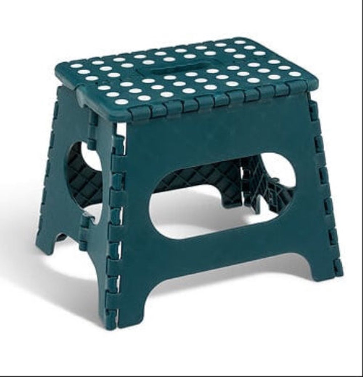 5Five Opvouwbaar trapje / opstapje - Kunststof - 33x27x26cm - Blauw -