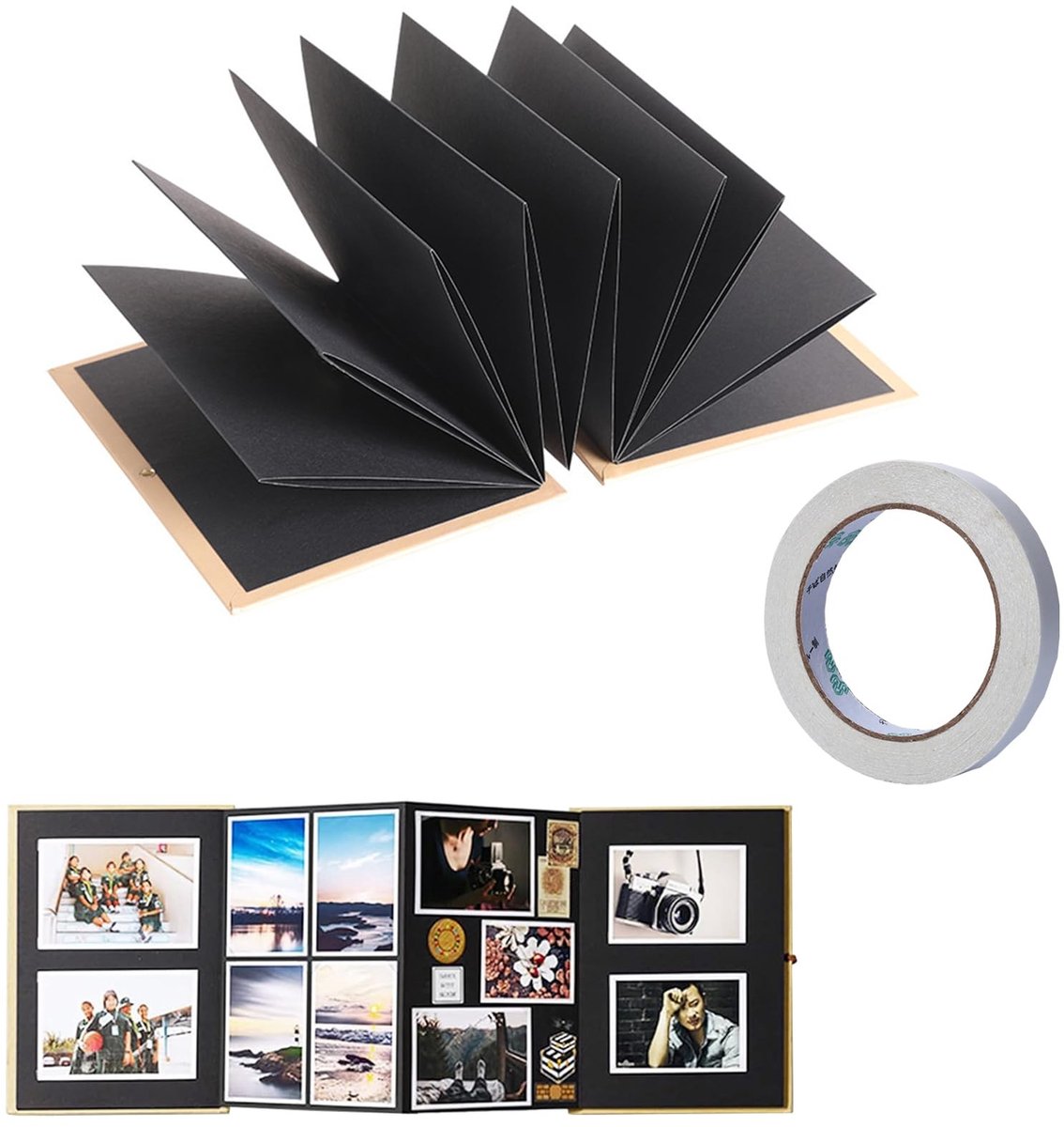 Dailygoods - DIY Scrapbook Album met 18 Pagina's voor Herinneringen