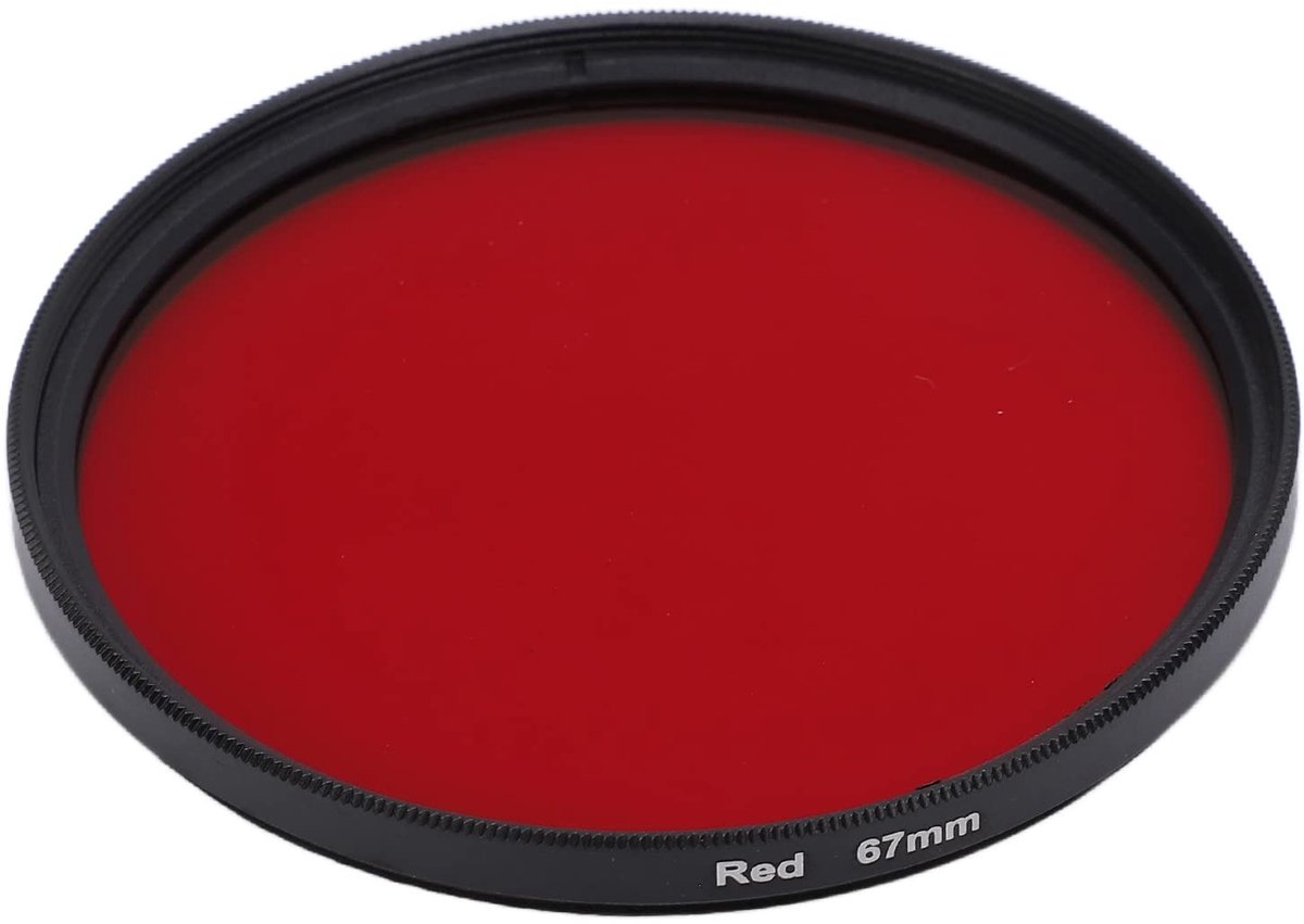 Dailygoods - Dailygoody - Roodfilter - Verbetert Tinten - Aluminium Frame - 67 mm - Sterke Compatibiliteit - Voor Cameralens - Geschikt voor Fotografie