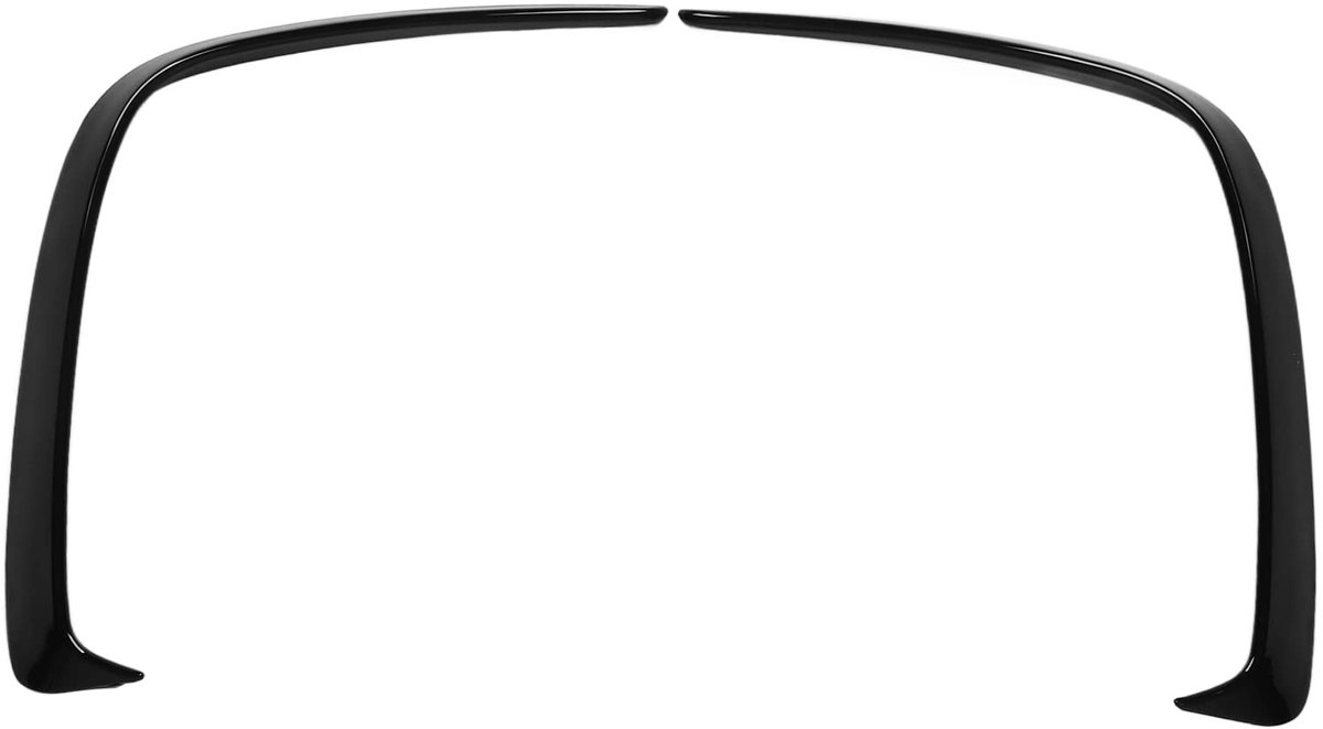 Dailygoods - Dailygoody - Windmes Achterbumper - Vervanging - Helder Zwart - Spoiler - Voor Mercedes-Benz A-Klasse W176 AMG-Line A45 2013-2018