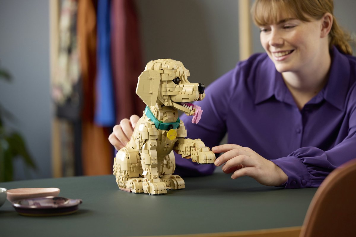 LEGO® Icons Golden Retriever Puppy - Decoratieve Dierenfiguur - Bouwset voor Volwassenen - 11384 — afbeelding 14