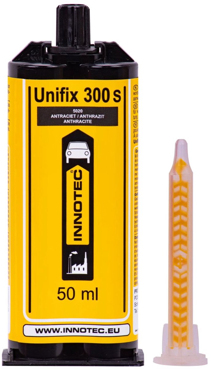 Montagelijm antraciet 50 ml, snelle, sterke montagelijm, antraciet kleurige lijm