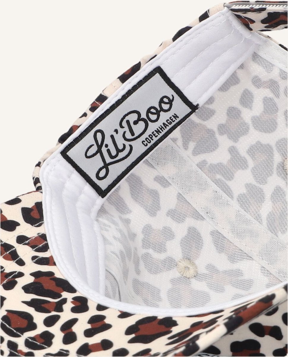 LIL'BOO Leopard Dad Cap Petten Meisjes - Bruin - Maat 3/7Y - L