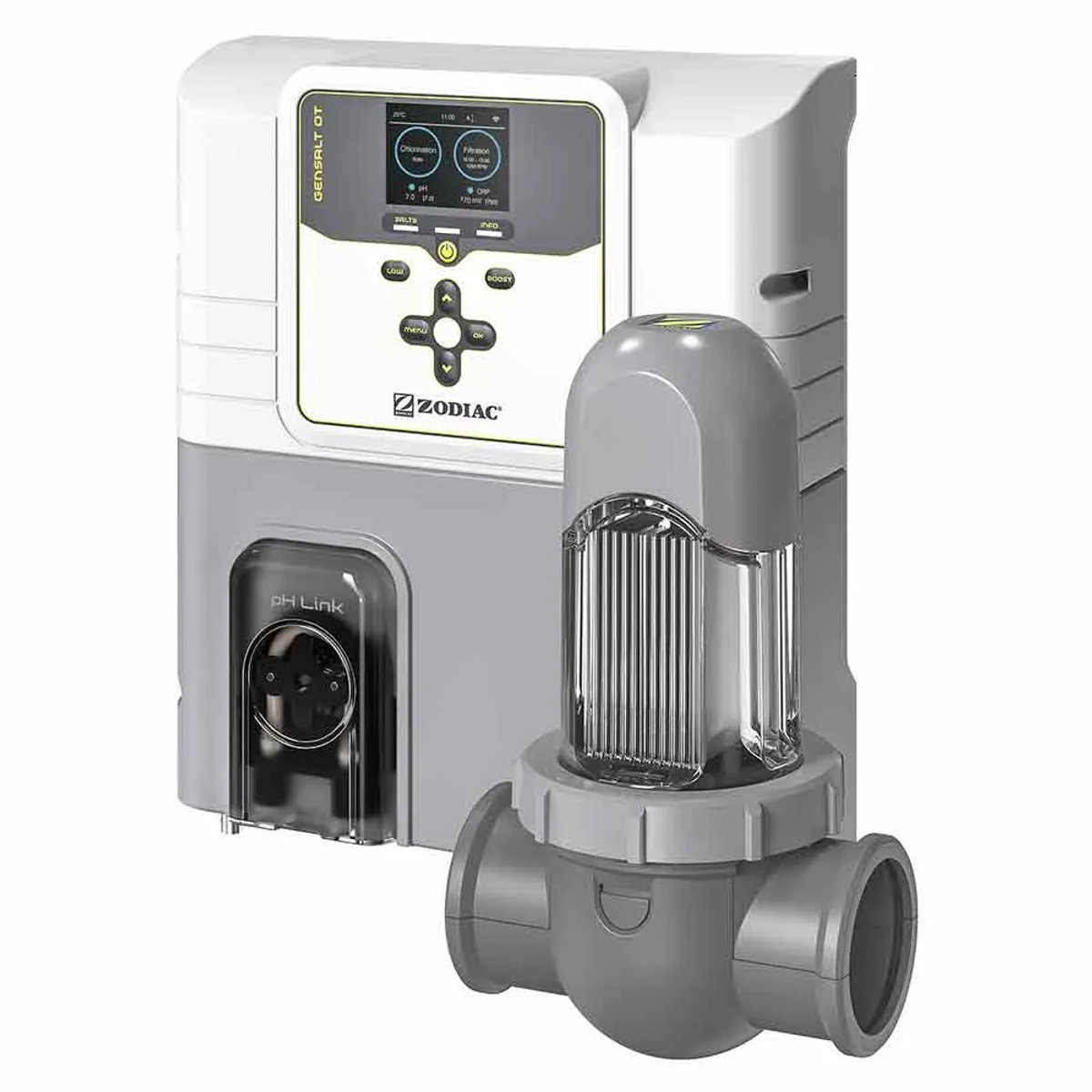 Zodiac Gensalt Ot 25 R 25g/h 110m³ Zoutwaterchlorinator Zilver