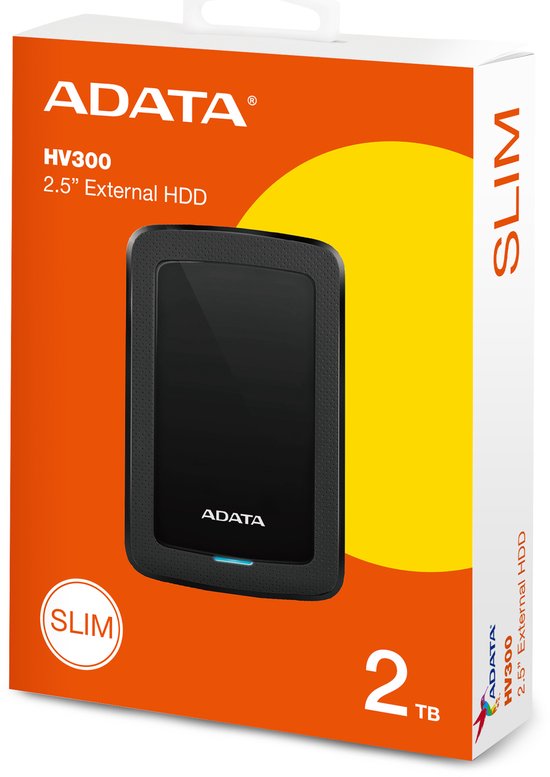 ADATA HV300 Externe Harde Schijf 2TB - Zwart van Merkloos — afbeelding 5