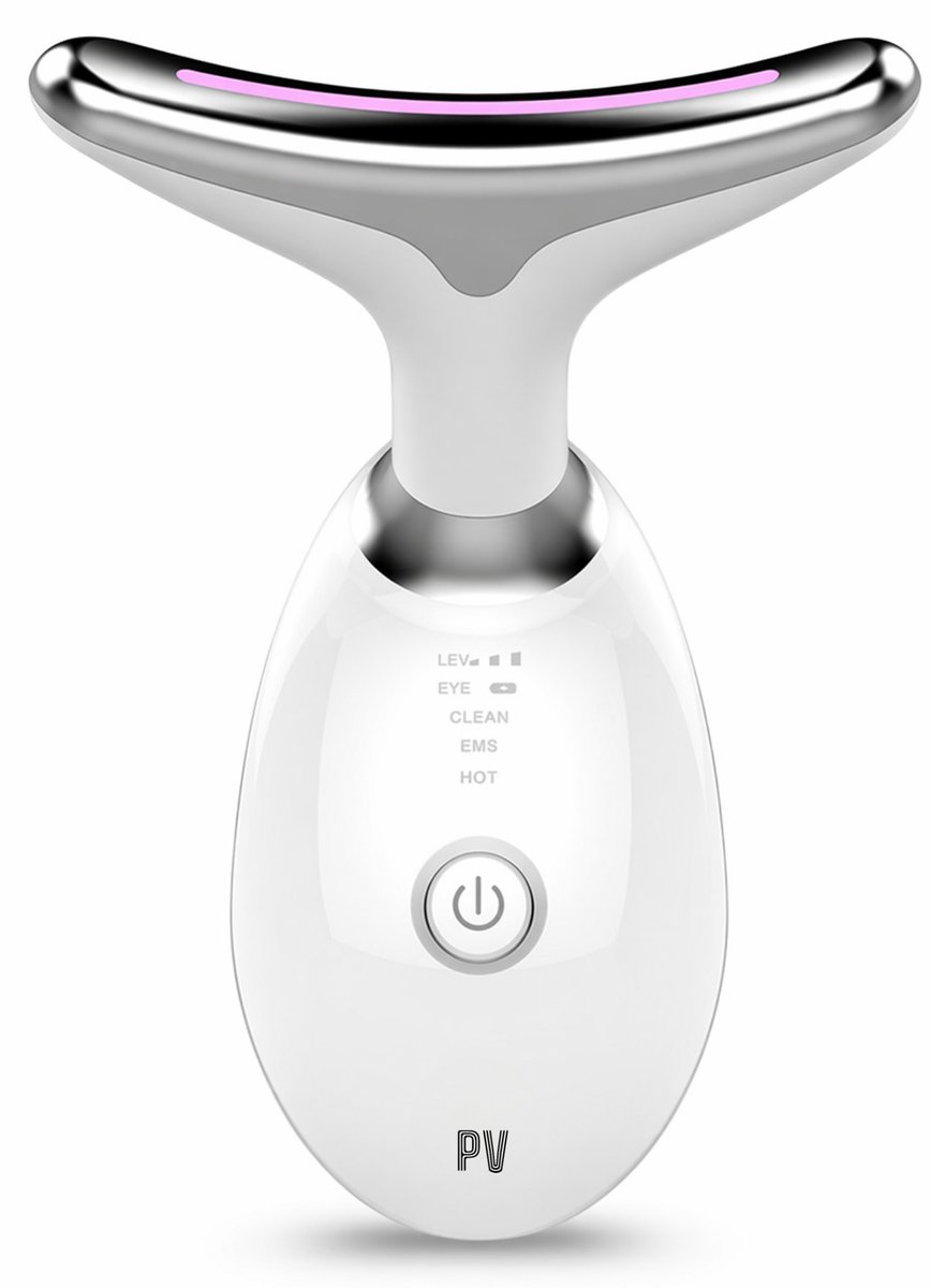 PureVolt Gezichtsmassage Apparaat - Wit - Bear Mini - Het Anti Ageing - Huidverjonging - Gezichtslifting - Gezichtsmassage - Huidverjongingsapparaat - Facelift apparaat - Anti rimpel - Gezichtsmassage