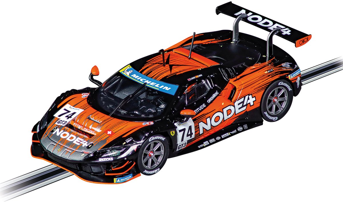 Carrera Speelgoedvoertuig Auto - Evolution - Ferrari 296 GT3 Kessel Racing No.74 auto