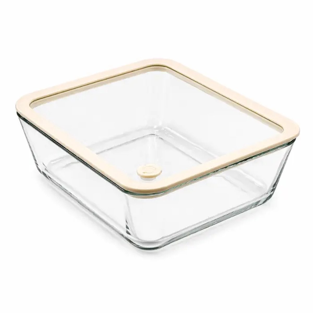 Glas - Rechthoekige Vershoudbak - 2600ML - Luchtdicht - Transparant - BPA-vrij, Oven- en Magnetronbestendig