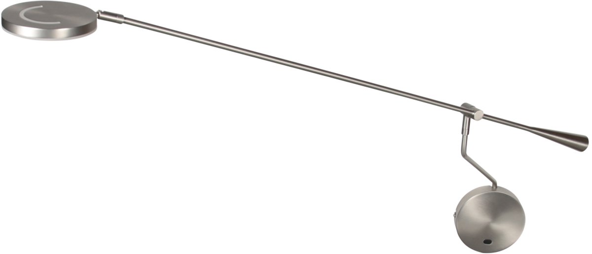Steinhauer Exclusive - wandlamp - Soleil2 - staal - kunststof metaal - bedlampje - LED - 4387ST