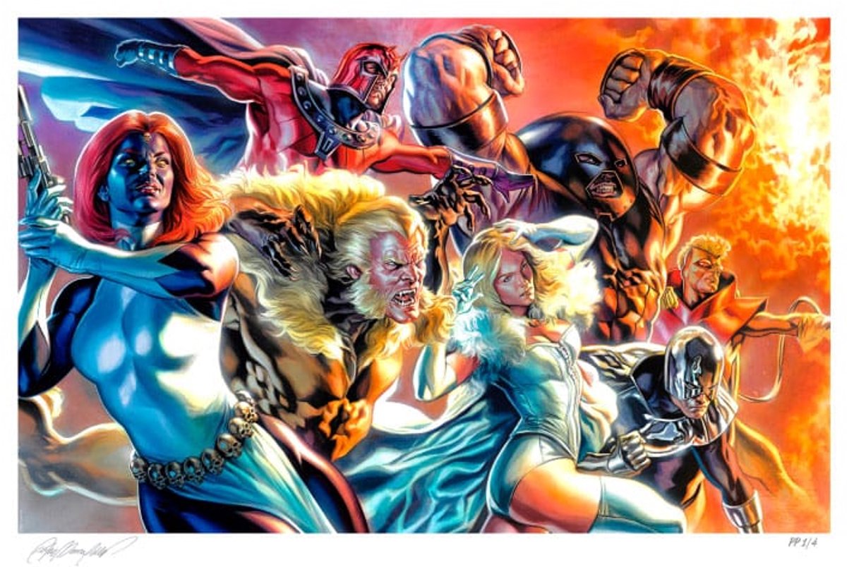 Sideshow Collectibles Marvel X-Men Art Print The Brotherhood of Mutants by Felipe Massafera 46 x 66 cm - unframed Poster & Wallscrolls