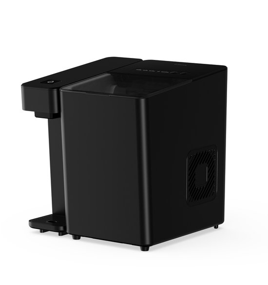 Klarstein Velaire ijsmachine & waterdispenser - IJsmachine voor op het aanrecht, 2 liter tank, 2 ijsblokjesformaten, PAC-filter, touchscreen, filterherinnering, 10 kg/24 uur, voor thuisgebruik van Merkloos — afbeelding 4