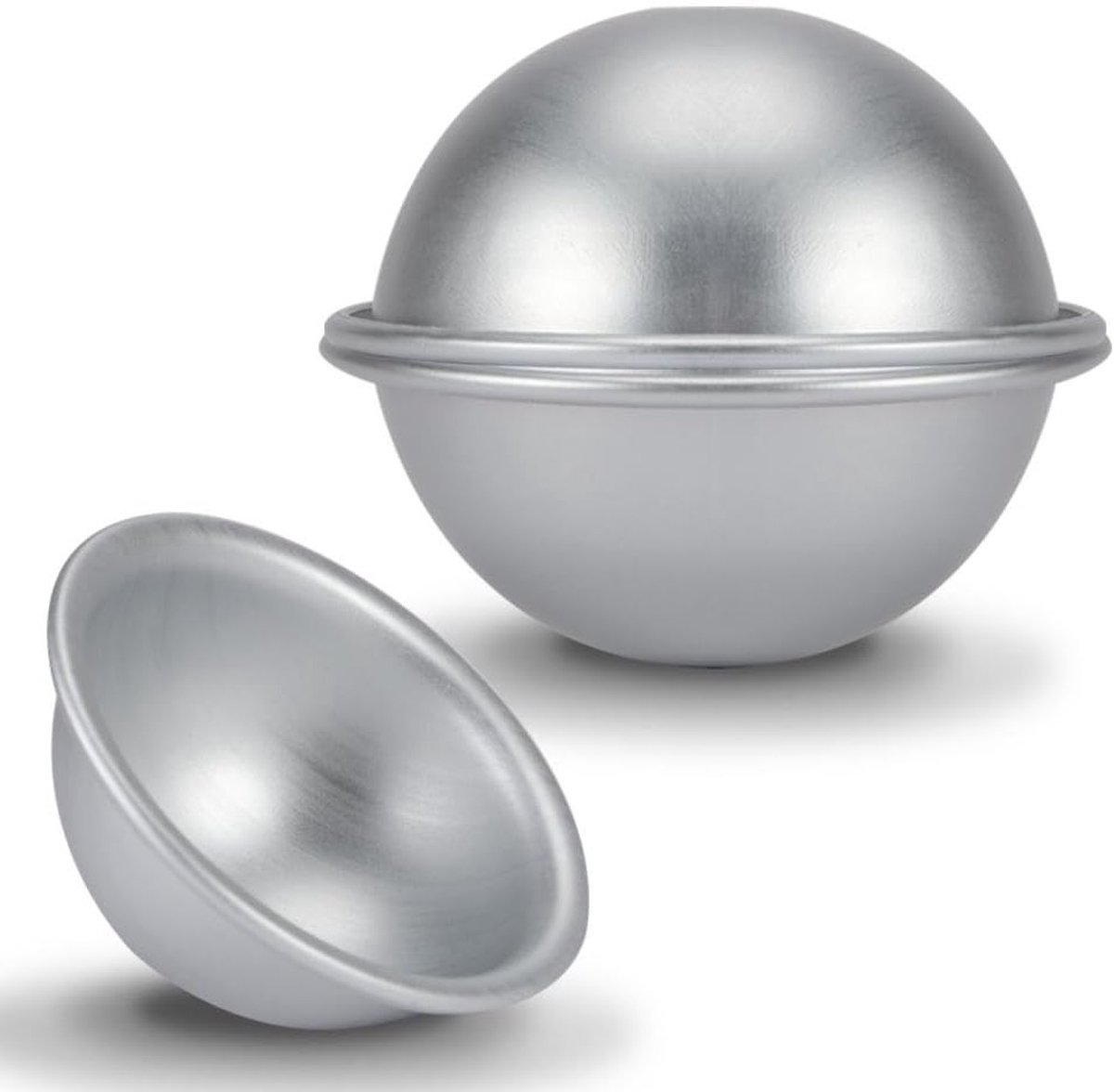 Half Cirkel Cakevorm 10cm - Aluminium Mould voor Mousse, Jelly, en Cupcakes Bakken