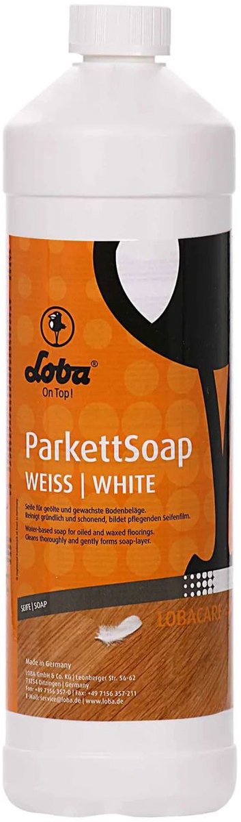 Parket Zeep 1L Witte Houtreiniger en Onderhoud