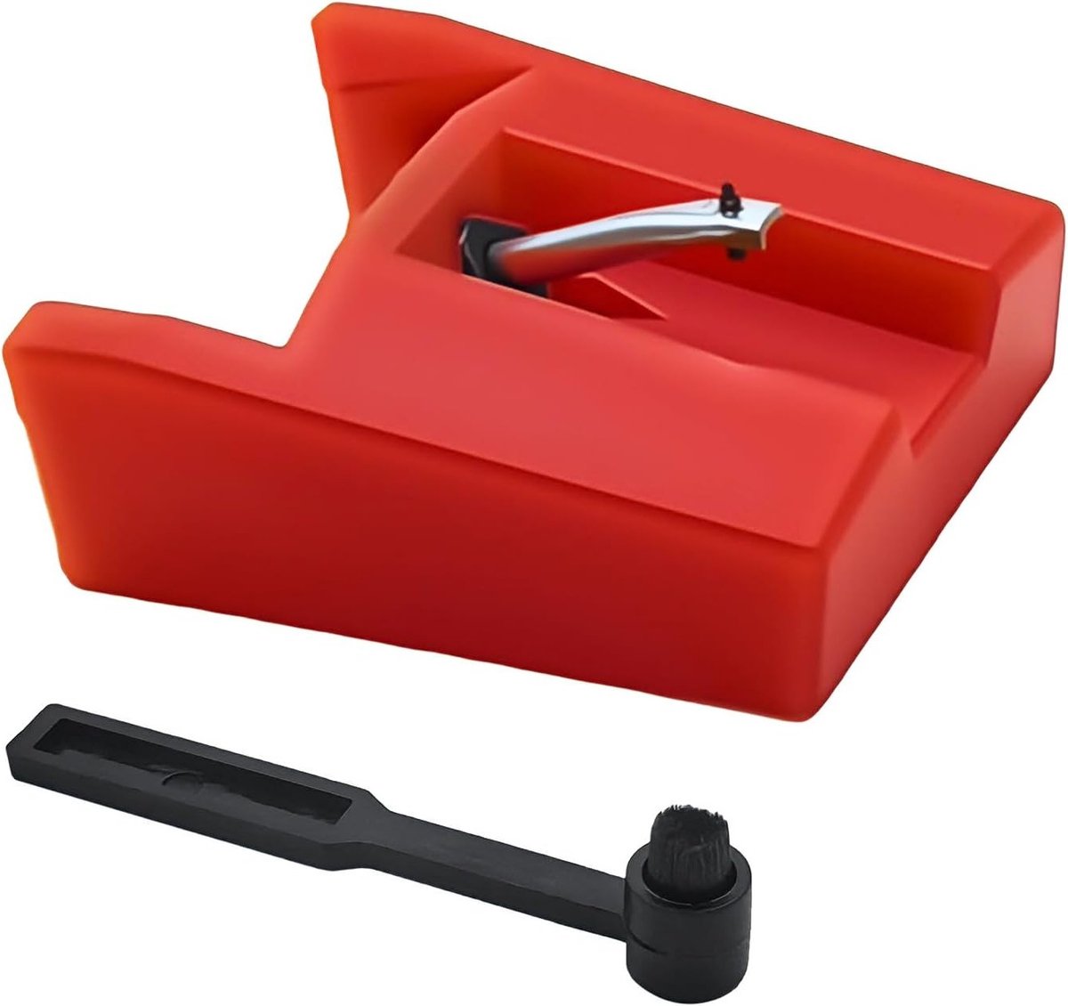 Turntable Naald met Schoonmaakborstel - Vervangende Stylus voor LP Vinyl Spelers, Geschikt voor Diverse Modellen en Keramische Cartridges