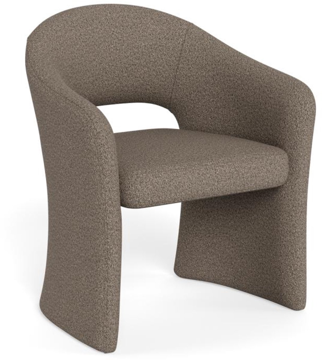 Eetkamerstoel Viona Met Armleuning Cona Taupe - Giga Living