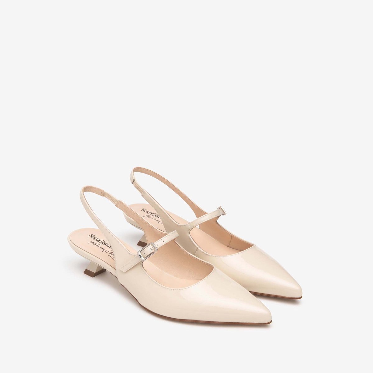 Pumps Nerogiardini Verniz 1039 Tpu Zaka Cleto Natur - Fashion Wear - Vrouwen