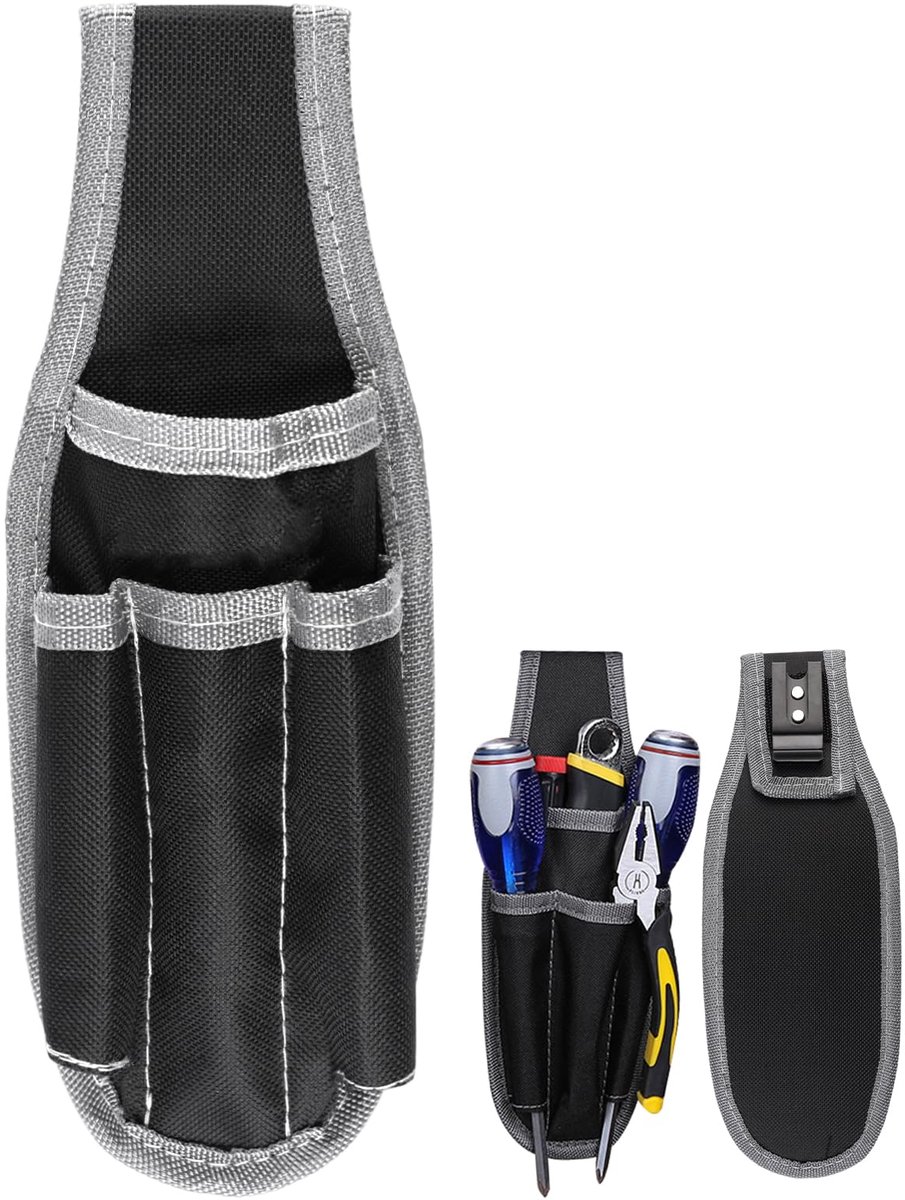 carmdering - Werkzeugtasche Gürtel - Gereedschapsriemtas - Draagbare Tool Houder - Veilige Opslag Voor Hamer En Meetlint - Vrije Handen Tijdens Werken - Oxford-weefsel - Lichtgewicht En Slijtvast Ontwerp - Verhoogt Werk-efficiëntie Voor Vakmensen
