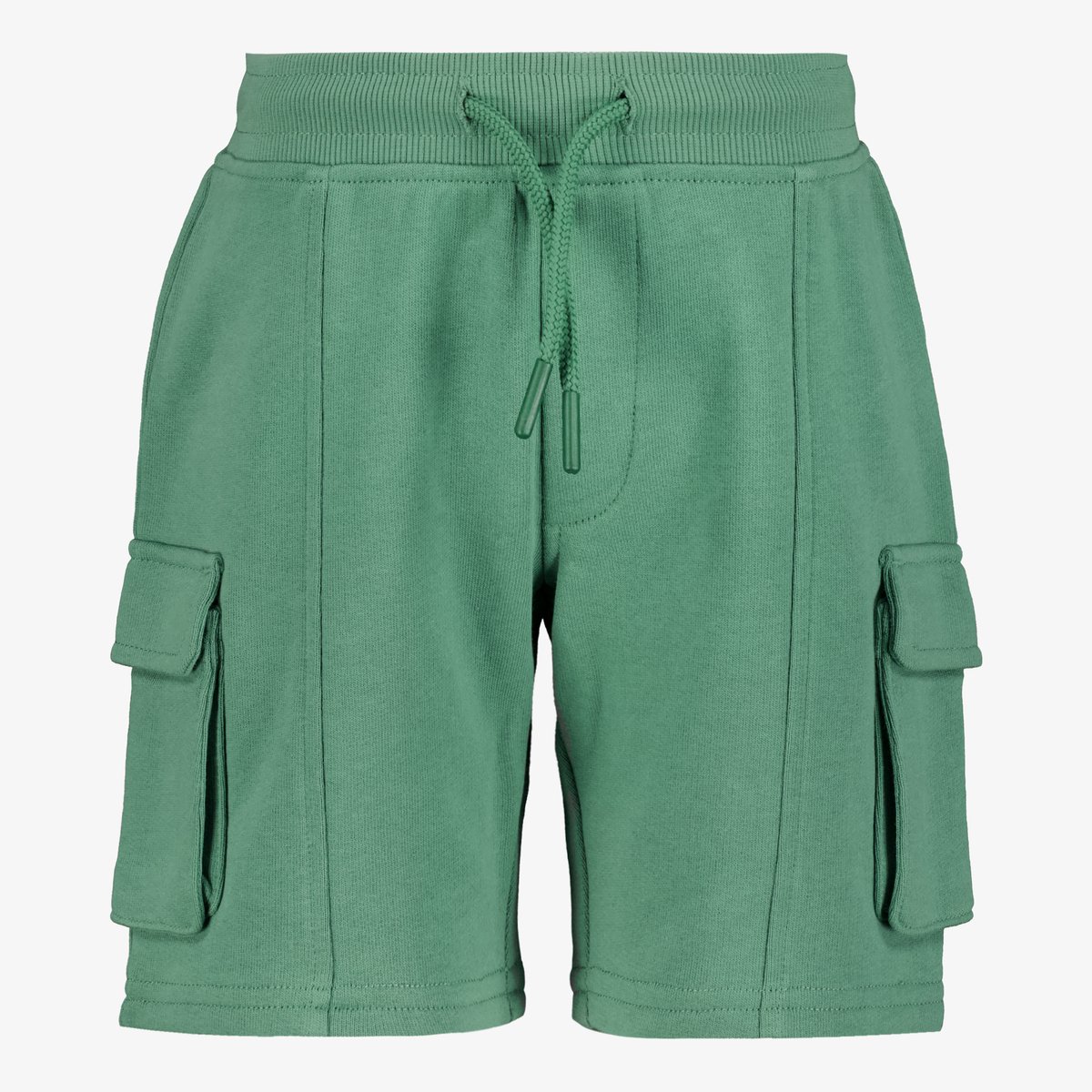 Unsigned jongens cargo sweatshort groen - Maat 98/104