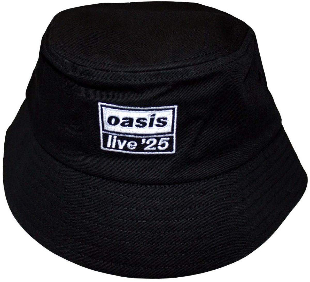 Oasis - Live '25 Logo Bucket hat / Vissershoed - Zwart