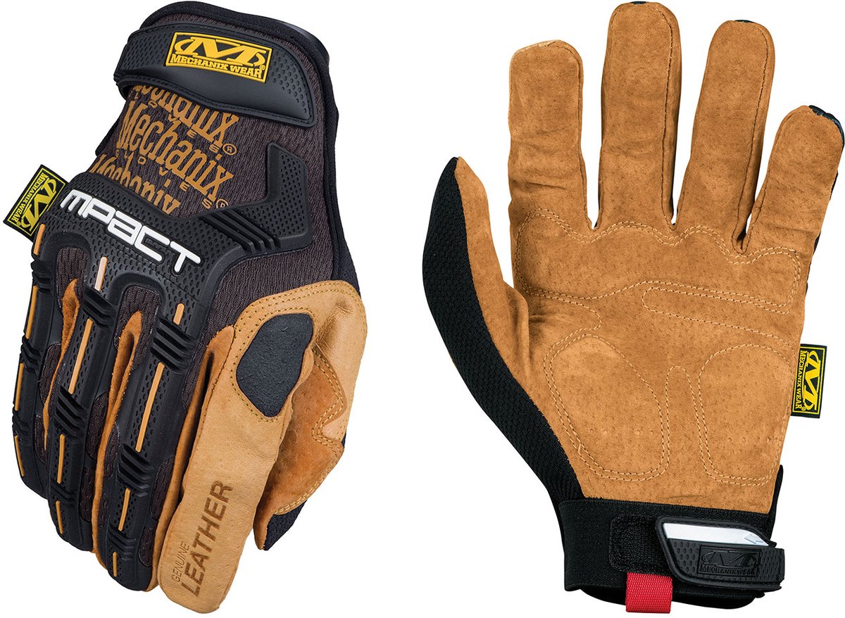 Mechanix Mechanix M-Pact Leather BRUIN - Maat M