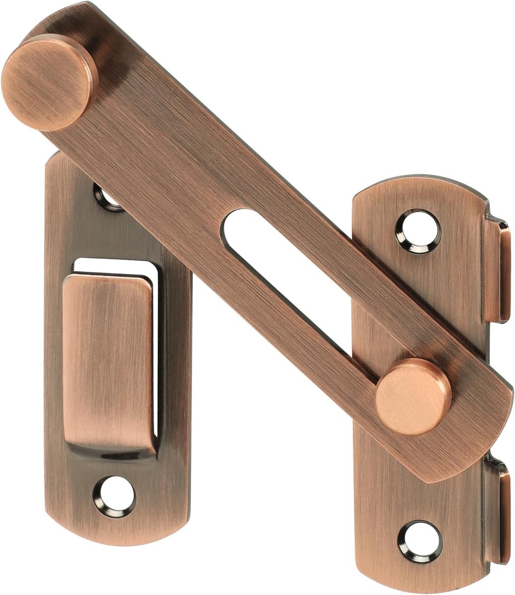 Dikke Poortslot Deurknop voor Houten Poorten - RVS Sluitmechanisme met 2.5MM Dikte, Ideaal voor Binnen- en Buitengebruik
