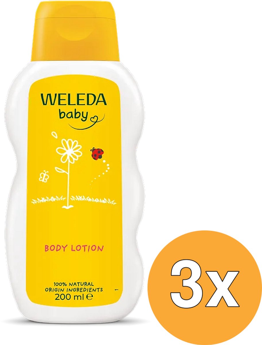 3x WELEDA Calendula Body Lotion (200 ml)