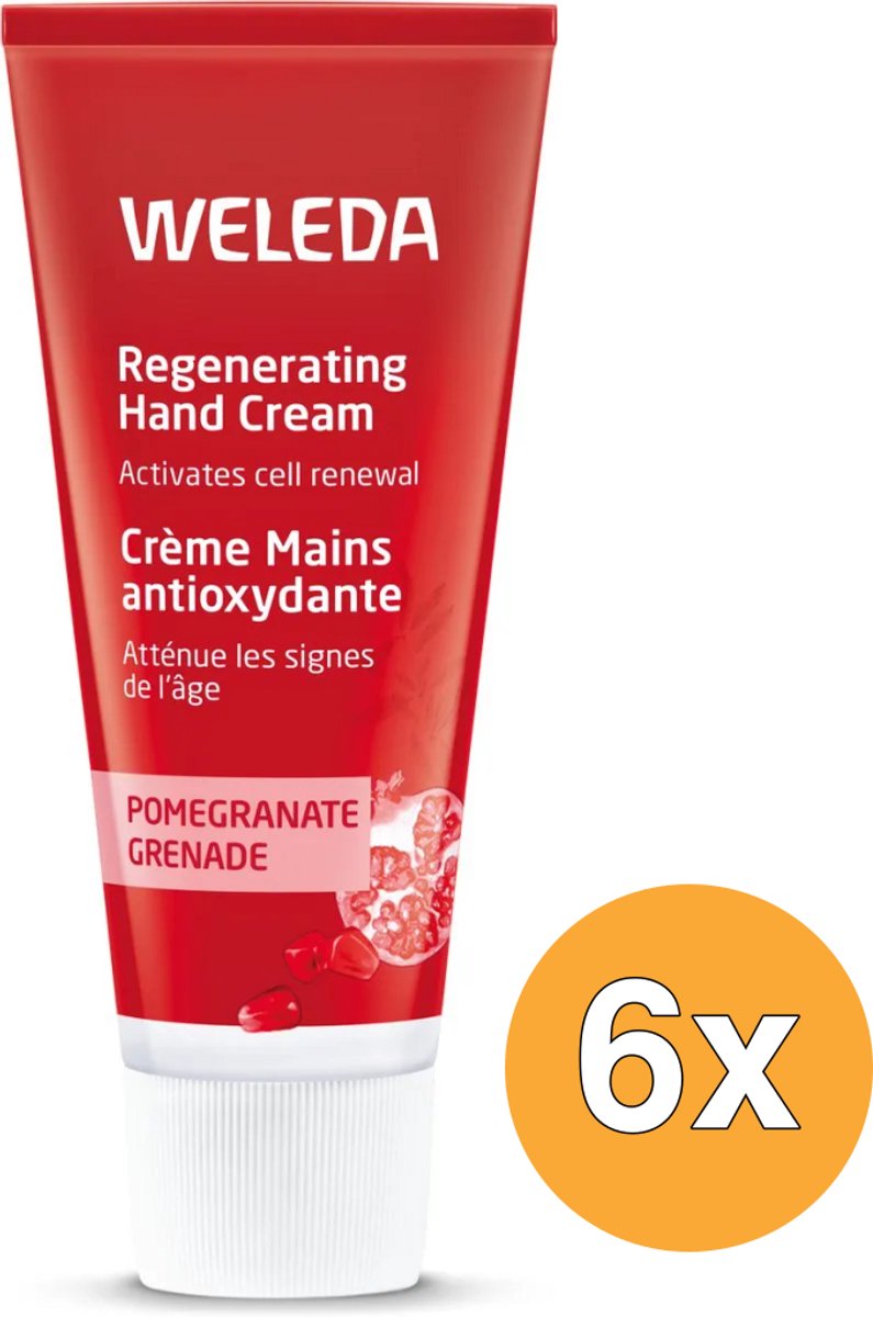 6x WELEDA Granaatappel Regeneratie Handcreme (50 ml)
