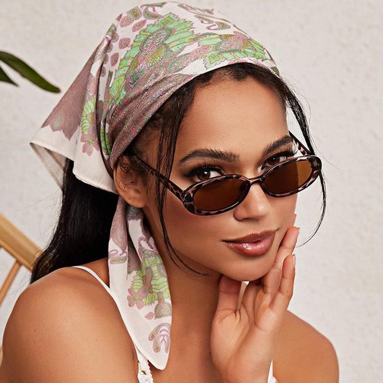 Retro Ovale Zonnebril voor Dames en Heren - Cat Eye Vintage 90s Stijl - Trendy Bescherming voor Buitenactiviteiten en Autorijden van Merkloos — afbeelding 5