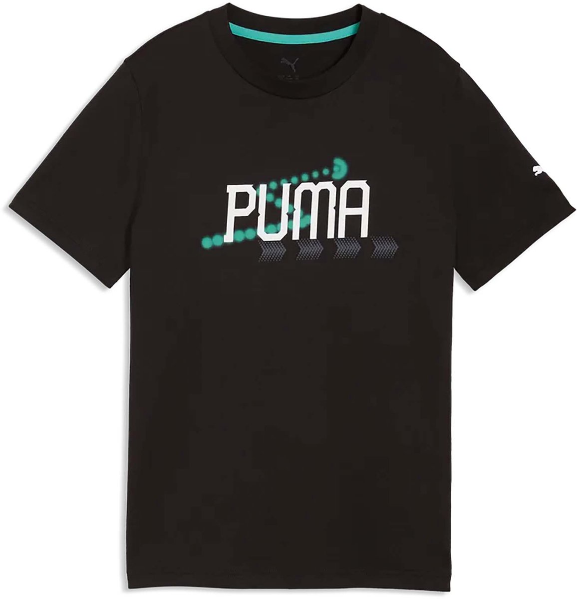 Puma T-Shirt Active Sports Big Graphic Tee B Fashion Wear Kinderen Zwart