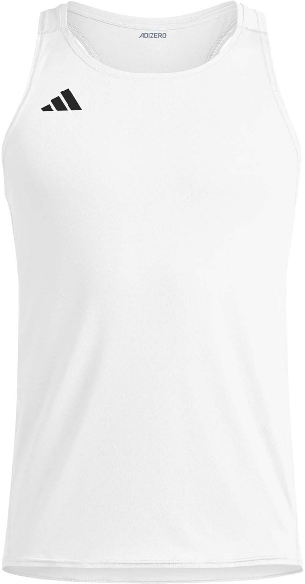 Adidas Sport Adizero E Snglt Tanktop Sportswear Volwassen Wit