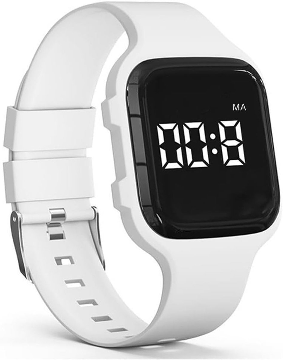 Waterdichte Vibrerende Alarmklok voor Potty Training en Medische Herinneringen met Timer (Wit) - Perfect voor Kinderen en Volwassenen