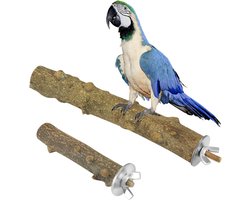 Set van 2 Vogelzitstokken van 20 cm - Ideaal voor Vogels, Vogelaccessoires en Vogelverzorging