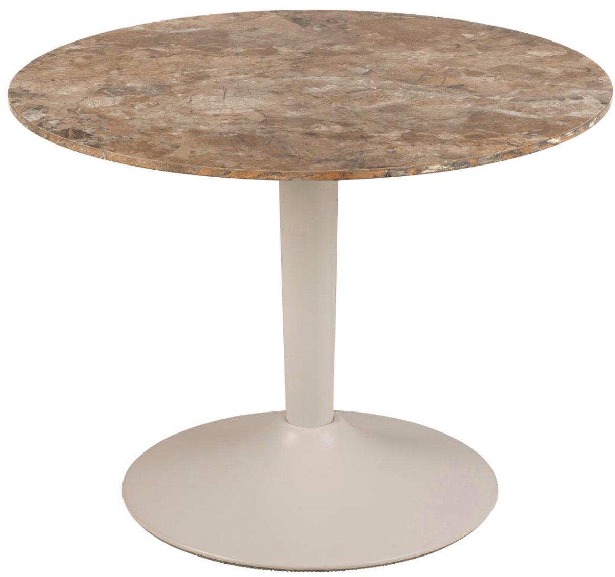 Giga Living Salontafel Orin Keramiek Bruin Ø60cm - Giga Living